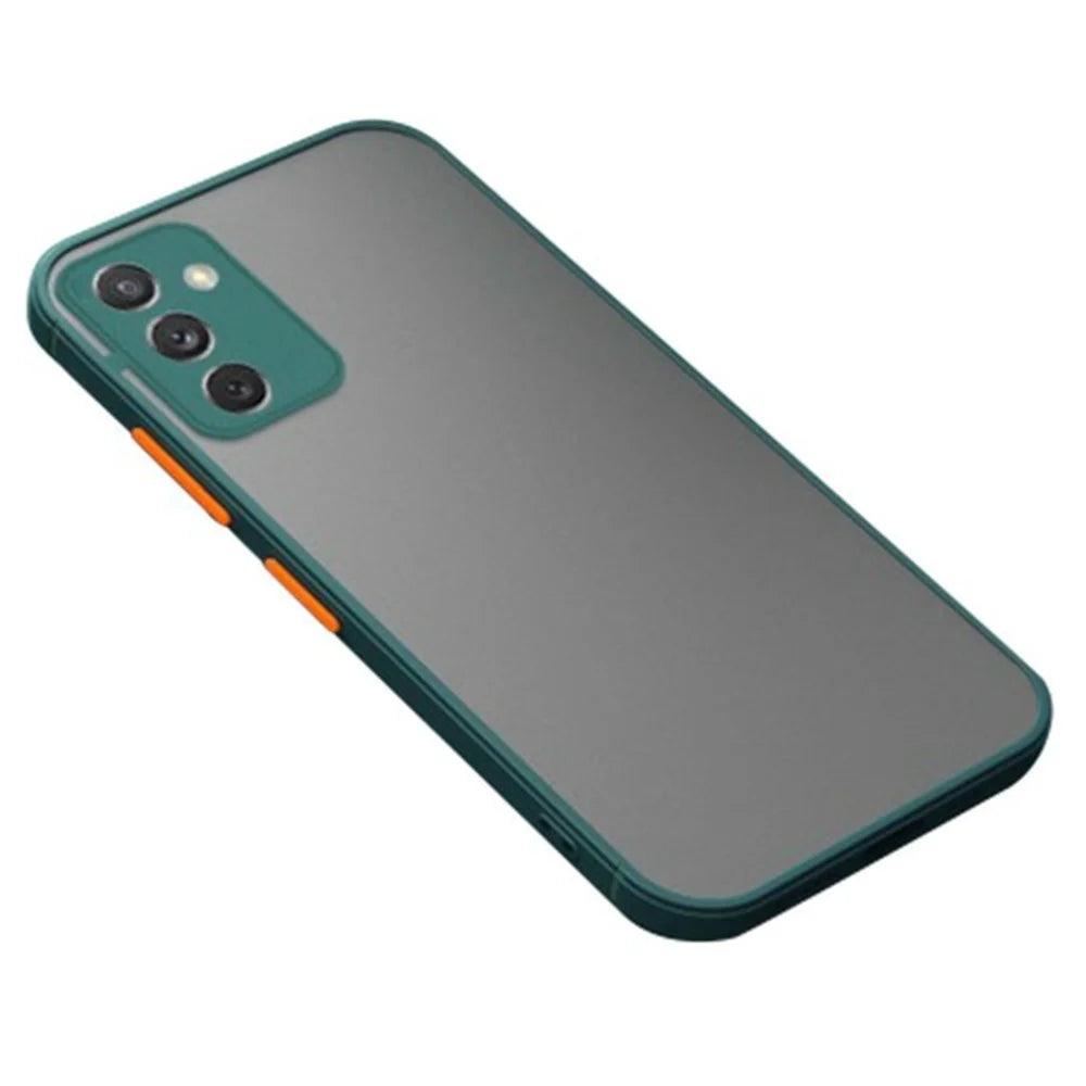 For Samsung Galaxy S26+ Case TPU + PC Matte Anti Drop Phone Back Cover - Midnight Green - 1