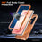 For Samsung Galaxy S26+ Magnetic Case Kickstand Frosted TPU + PC Phone Cover with PET Screen Protector - Orange - 6