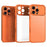SULADA For iPhone 16 Pro Case Transfer to 17 Pro PC TPU Anti-drop Phone Cover - Orange - 1