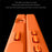 SULADA For iPhone 16 Pro Case Transfer to 17 Pro PC TPU Anti-drop Phone Cover - Orange - 4