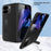 For Google Pixel 10 Pro Fold Case Litchi Texture PU+PC Invisible Kickstand Phone Cover with Screen  /  Lens Film - Texture Black - 2