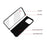 For Google Pixel 10 Pro Fold Case Litchi Texture PU+PC Invisible Kickstand Phone Cover with Screen  /  Lens Film - Texture Black - 6