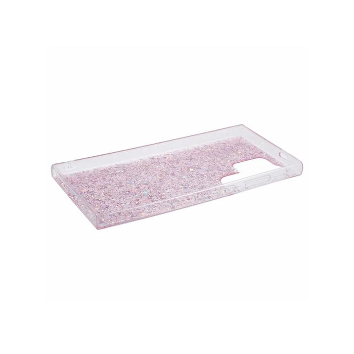 For Samsung Galaxy S26 Ultra Case Shockproof Soft TPU Phone Cover Glittery Design - Pink - 5
