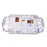 For Sony PlayStation Vita 2000 OEM Grade S Sharp LCD Screen and Digitizer Assembly with Case Replacement Part (without Logo) - White - 3