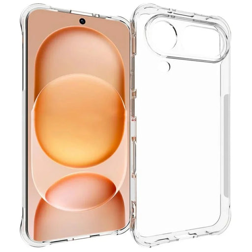WANLONFENG For Honor Magic8 Pro Air 5G TPU Case  WL2 Series 2.0mm Phone Cover with 2Pcs Tempered Glass Films - Transparent - 2