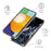 For Samsung Galaxy A57 5G Case Pattern Printing TPU Phone Back Cover - Black Marble - 3
