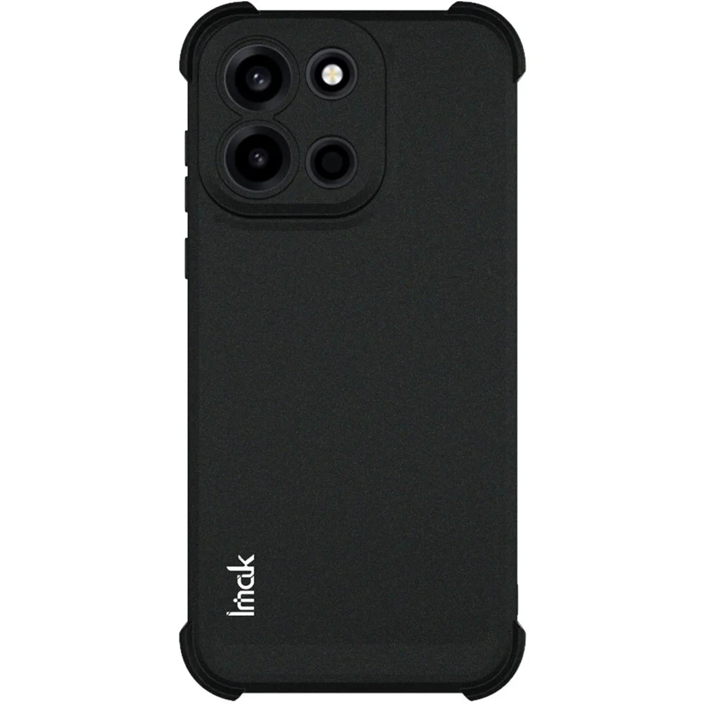 IMAK For OnePlus Turbo 6 5G Case TPU Phone Cover Airbag Shockproof Protection - Matte Black - 2