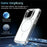 For iPhone 14 Pro Magnetic Case Matching Color Lens Kickstand TPU PC Phone Cover Compatible with MagSafe - White - 7
