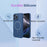 For iPhone 16 Pro Magnetic Case Anti Drop Soft TPU Phone Back Cover Compatible with MagSafe - Blue - 2