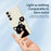 For Samsung Galaxy A37 5G Case Love Black Cat Pattern Printing Straight Edge TPU Phone Back Cover - Beige - 4