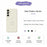 For Samsung Galaxy A57 5G Case White Love Pattern Printing Straight Edge TPU Phone Back Cover - Beige - 2