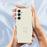 For Samsung Galaxy S26 Case White Love Pattern Printing Straight Edge TPU Phone Back Cover - Beige - 6