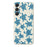 For Samsung Galaxy A57 5G Case Blue Turtle Pattern Printing Straight Edge TPU Phone Back Cover - Beige - 1