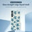 For Samsung Galaxy A57 5G Case Blue Turtle Pattern Printing Straight Edge TPU Phone Back Cover - Beige - 3