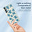 For Samsung Galaxy A57 5G Case Blue Turtle Pattern Printing Straight Edge TPU Phone Back Cover - Beige - 4