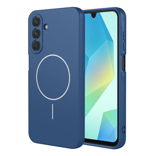 Magnetic Case For Samsung Galaxy A18 5G /  A17 5G  /  A17 4G Anti Drop Soft TPU Phone Back Cover - Blue - 1
