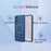 For Samsung Galaxy S25 Edge Magnetic Case Anti Drop Soft TPU Phone Back Cover - Blue - 2