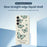 For Samsung Galaxy A57 5G Case Green Butterfly Pattern Printing Straight Edge TPU Phone Back Cover - Beige - 3