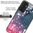 For Samsung Galaxy A57 5G Case Pattern Printing Tempered Glass TPU Drop-Proof Phone Cover - Pink Florals - 2