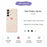 For Samsung Galaxy S26 Case Pink Love Pattern Printing Straight Edge TPU Phone Back Cover - Beige - 2