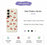For Samsung Galaxy S26 Case Cherry Pattern Printing Straight Edge TPU Phone Back Cover - Beige - 2
