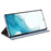 For Samsung Galaxy S23+ Side View Window Phone Shell Foldable Stand PU Leather Protective Cover - Black - 2