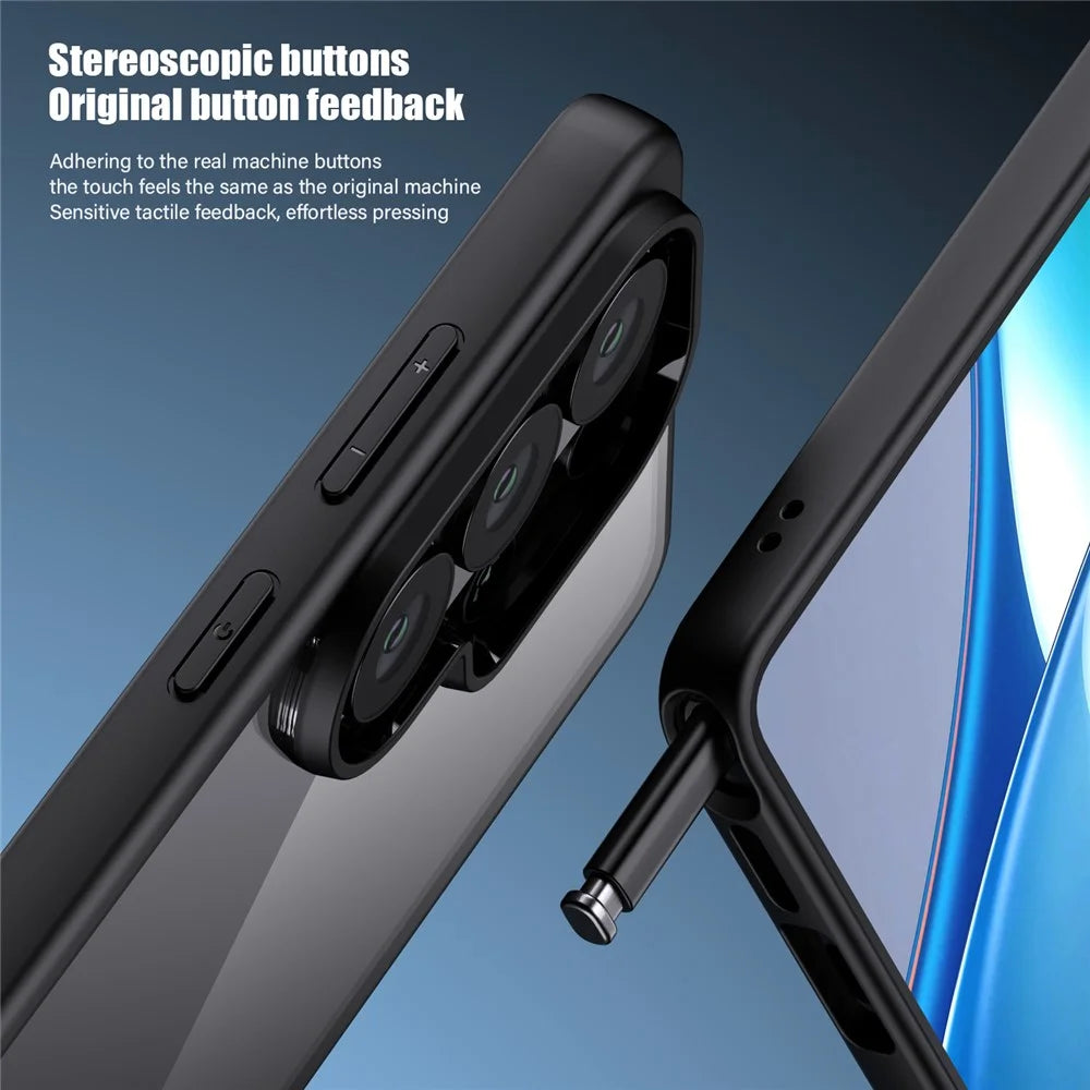 For Samsung Galaxy S26 Ultra Case Shockproof Slim Hard PC+Soft TPU Phone Cover - Black - 6