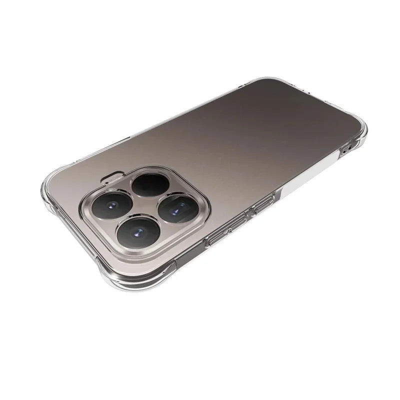 WANLONFENG For Xiaomi 17T Case  WL Series 2.0mm TPU Phone Cover with Tempered Glass Film - Transparent - 4