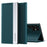 For Samsung Galaxy S23 Ultra Electroplating PU Leather Phone Stand Cover Auto Adsorption Anti-drop Case - Green - 1