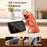 For iPhone 17 Pro Magnetic Case TPU PC Rotating Kickstand Phone Cover Compatible with MagSafe - Orange - 3