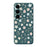 For Samsung Galaxy A37 5G Case Small Flower Branches Pattern Printing Straight Edge TPU Phone Back Cover - Green - 1