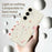 For Samsung Galaxy A37 5G Case Flower Pattern Printing Straight Edge TPU Phone Back Cover - Green - 4