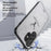 For Samsung Galaxy S26 Ultra Case Deer Pattern Cloth Texture PU + PC + TPU Phone Cover - Black - 5
