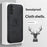 For Samsung Galaxy S26 Case Deer Pattern Cloth Texture PU + PC + TPU Phone Cover - Grey - 6