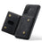 DG.MING M2 Series for Samsung Galaxy A37 5G Magnetic Case PU + PC + TPU Phone Cover Detachable Wallet Kickstand - Black - 3