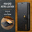 DG.MING for Samsung Galaxy A57 5G Leather Wallet Case Detachable 2 in 1 Split Leather Phone Cover - Black - 7