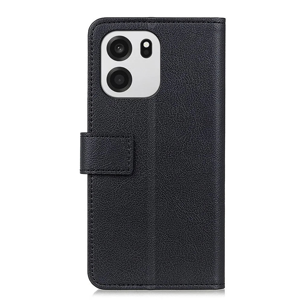 For OnePlus Nord CE6 5G / Nord 6 5G / Turbo 6V 5G / Turbo 6 5G Case PU Leather Stand Wallet Phone Cover - Black - 7