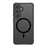 For Samsung Galaxy S26+ Magnetic Case Skin-Touch PC + TPU Matte Back Cover - Black - 2