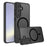 For Samsung Galaxy S26+ Magnetic Case Skin-Touch PC + TPU Matte Back Cover - Black - 5