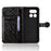For Realme 16 Pro 5G Wallet Case Dot Pattern Imprint PU Leather Phone Cover with Wrist Strap - Black - 4