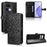 For Realme 16 Pro 5G Wallet Case Dot Pattern Imprint PU Leather Phone Cover with Wrist Strap - Black - 7