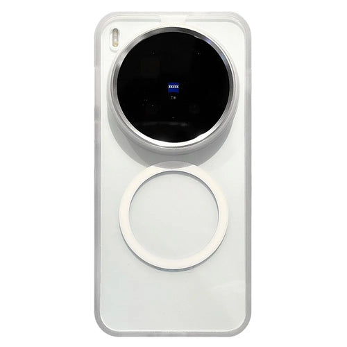 For vivo X300 5G Magnetic Case Anti-Drop TPU + PC Phone Cover - White - 1
