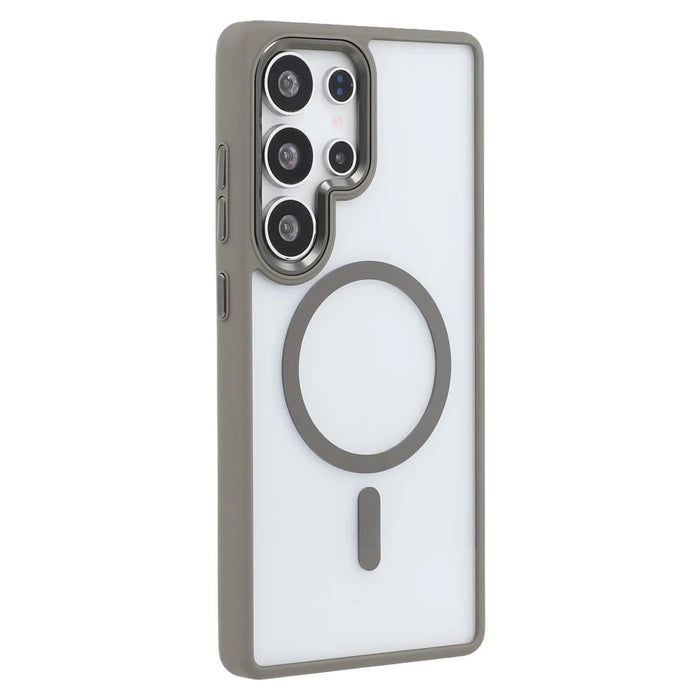 For Samsung Galaxy S26 Ultra Magnetic Case Anti-Drop TPU + PC Phone Cover - Grey - 1