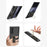 GKK For Samsung Galaxy Z TriFold 5G Case with Tempered Glass Front Screen Film Magnetic Wrist Strap Kickstand Hard PC Phone Cover - Titanium Grey - 3