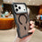 For iPhone 17 Pro Magnetic Case Detachable 2 in 1 Glitter TPU + PC Shockproof Phone Back Cover Compatible with MagSafe - Black - 1
