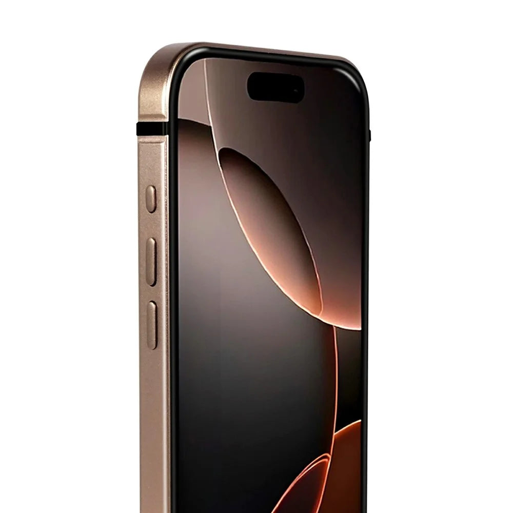 For iPhone 16 Pro Max Aluminum Alloy Magnetic Case Compatible with MagSafe Shockproof Phone Cover - Desert Gold - 4