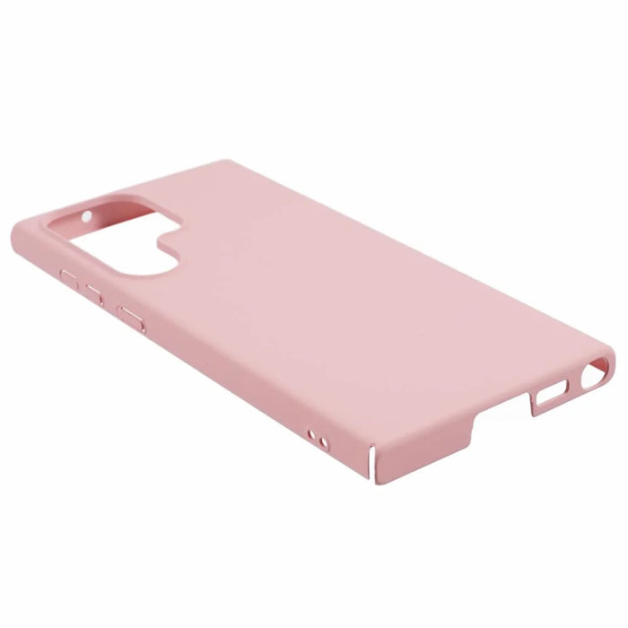 For Samsung Galaxy S26 Ultra Case Skin-Touch Rubberized Hard PC Phone Cover - Pink - 4