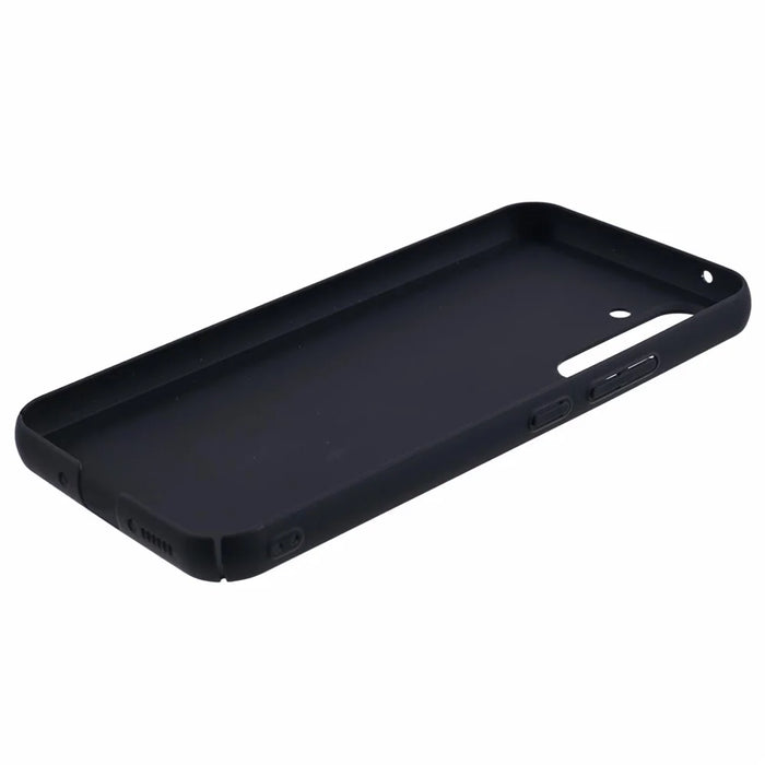 For Samsung Galaxy S26 Case Skin-Touch Rubberized Hard PC Phone Cover - Black - 5