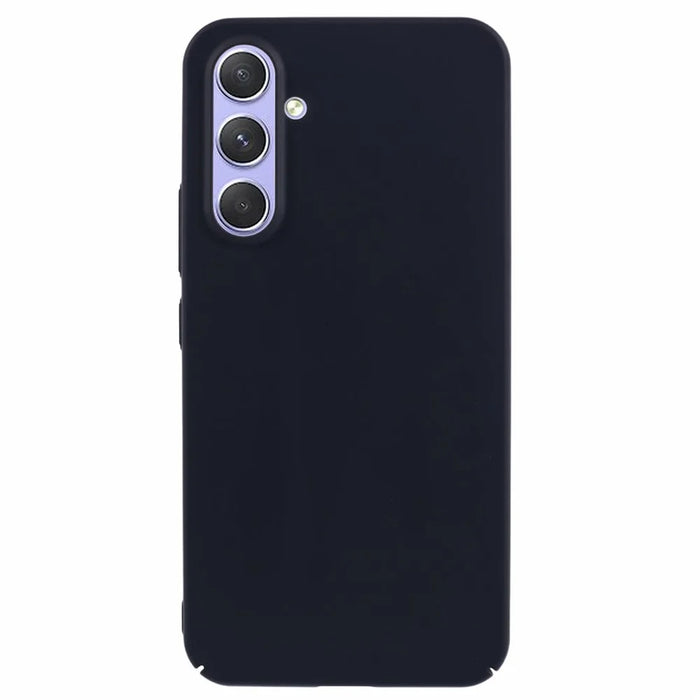 For Samsung Galaxy S26+ Case Skin-Touch Rubberized Hard PC Phone Cover - Black - 1