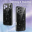 For iPhone 17 Pro Max Case Compatible with MagSafe Glitter TPU Shockproof Phone Cover with Wrist Strap - Black - 2